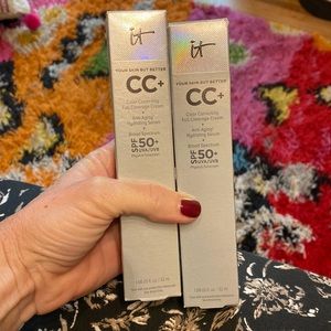 Lot of 2 IT CC Full Coverage Cream + SPF, Medium